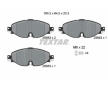 Souprava brzd, koutocova brzda TEXTAR 2568303-1208-01