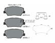 Souprava brzd, koutocova brzda TEXTAR 2575701-1665-00