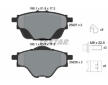Souprava brzd, koutocova brzda TEXTAR 2582701-2673-00