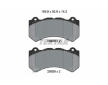 Souprava brzd, koutocova brzda TEXTAR 2584901-2819-00