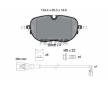 Souprava brzd, koutocova brzda TEXTAR 2640801-3271-00