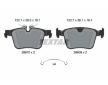 Souprava brzd, koutocova brzda TEXTAR 2661001-3045-00