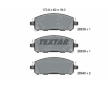 Souprava brzd, koutocova brzda TEXTAR 2683801-3517-00