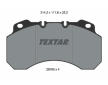 Sada brzdových destiček, kotoučová brzda TEXTAR 2910004