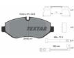 Souprava brzd, koutocova brzda TEXTAR 2919202-3012-00