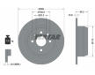 Souprava brzd, koutocova brzda TEXTAR 2114001-0570-00