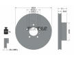 Souprava brzd, koutocova brzda TEXTAR 2148602-0583-00