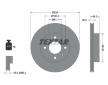 Souprava brzd, koutocova brzda TEXTAR 2300401-0632-00