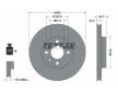 Souprava brzd, koutocova brzda TEXTAR 2138802-0648-00