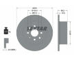 Souprava brzd, koutocova brzda TEXTAR 2105002-0755-00
