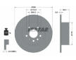 Souprava brzd, koutocova brzda TEXTAR 2105002-0757-00