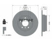 Souprava brzd, koutocova brzda TEXTAR 2169101-0766-01