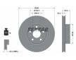 Souprava brzd, koutocova brzda TEXTAR 2355802-0819-00