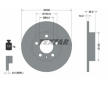 Souprava brzd, koutocova brzda TEXTAR 2355402-0887-00