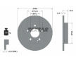 Souprava brzd, koutocova brzda TEXTAR 2307003-0912-00