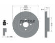 Souprava brzd, koutocova brzda TEXTAR 2032501-1031-00