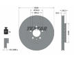 Souprava brzd, koutocova brzda TEXTAR 2311203-1034-00