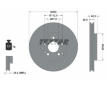 Souprava brzd, koutocova brzda TEXTAR 2314401-1060-00