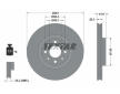 Souprava brzd, koutocova brzda TEXTAR 2370502-1077-00