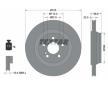 Souprava brzd, koutocova brzda TEXTAR 2307801-1090-00