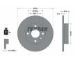 Souprava brzd, koutocova brzda TEXTAR 2341703-1110-00