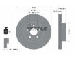 Souprava brzd, koutocova brzda TEXTAR 2374502-1153-00
