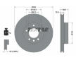 Souprava brzd, koutocova brzda TEXTAR 2409801-1215-01