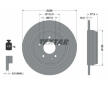 Souprava brzd, koutocova brzda TEXTAR 2400801-1235-00