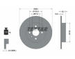 Souprava brzd, koutocova brzda TEXTAR 2341703-1247-00