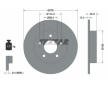 Souprava brzd, koutocova brzda TEXTAR 2348202-1257-00