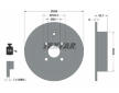 Souprava brzd, koutocova brzda TEXTAR 2352101-1262-00