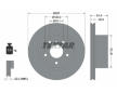 Souprava brzd, koutocova brzda TEXTAR 2345201-1297-00