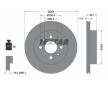 Souprava brzd, koutocova brzda TEXTAR 2360501-1353-00