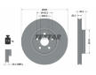 Souprava brzd, koutocova brzda TEXTAR 2376802-1356-00