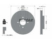 Souprava brzd, koutocova brzda TEXTAR 2389101-1366-00