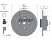 Souprava brzd, koutocova brzda TEXTAR 2355406-1414-00