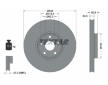 Souprava brzd, koutocova brzda TEXTAR 2032501-1478-00