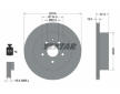 Souprava brzd, koutocova brzda TEXTAR 2432301-1480-00