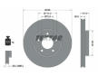 Souprava brzd, koutocova brzda TEXTAR 2351501-1481-00