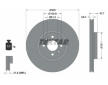 Souprava brzd, koutocova brzda TEXTAR 2453601-1495-00