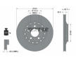 Souprava brzd, koutocova brzda TEXTAR 2355402-1523-00