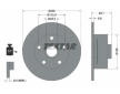 Souprava brzd, koutocova brzda TEXTAR 2355402-1543-00