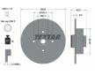 Souprava brzd, koutocova brzda TEXTAR 2355406-1544-00