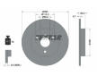 Souprava brzd, koutocova brzda TEXTAR 2199901-1555-00