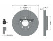 Souprava brzd, koutocova brzda TEXTAR 2459501-1569-00