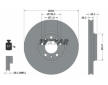 Souprava brzd, koutocova brzda TEXTAR 2433201-1570-00