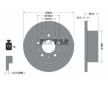 Souprava brzd, koutocova brzda TEXTAR 2598701-1576-00
