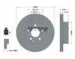 Souprava brzd, koutocova brzda TEXTAR 2430602-1596-00