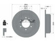Souprava brzd, koutocova brzda TEXTAR 2459901-1618-00
