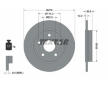Souprava brzd, koutocova brzda TEXTAR 2466401-1640-00